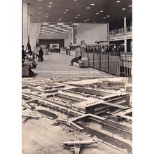 London Airport Passenger Concourse Building 2x Old Postcard s