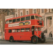 National Savings LOOC London Bus Advertising Transport Postcard