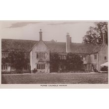 Purse Caundle Manor Haunted Dorset Manor House Ghost Dogs Antique RPC Postcard