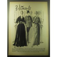 1960 B. Altman & Co Robes and Pajamas Ad - Time for graciousness