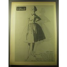 1960 B. Altman & Co Young Colony Officer Shirt Dress Advertisement - atten-tion