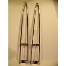 1964 65 66 CHRYSLER IMPERIAL TAILLIGHT BEZELS LEBARON CROWN COUPE OEM #2480832 3