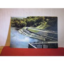 SALMON LADDER, PITLOCHRY, PERTHSHIRE unused vintage postcard by J Arthur Dixon =