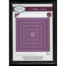 Creative Expressions. Decorative Squares Die Set. Die Cutting Cardmaking Crafts