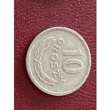 Umlaufmünze Polen 10 Groszy 1949