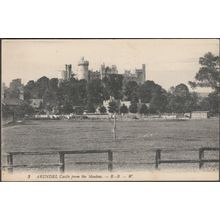 Arundel Castle from the Meadow, Sussex, c.1910s - Ramsden Brothers Postcard