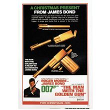 The Man With The Golden Gun- 1974 Poster Canvas Movie Film Print A0 A1 A2 A3 A4