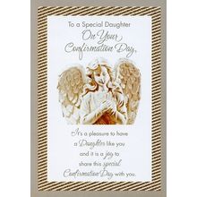 To A Special Daughter On Your Confirmation Day Confirmation Greeting Card- 25041