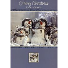 Merry Christmas To All Of You - Christmas Greeting Card - 20794