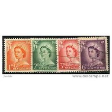 1955/1959 4 different values - #126 fine used (o)