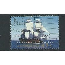 Australia stamps sg1510 ship endeavour used