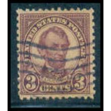 Used 635 3c Abraham Lincoln Fine M09939