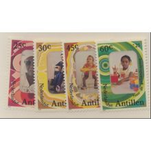 Netherlands Antilles Stamps Scott #B182 To B185, Mint Never Hinged