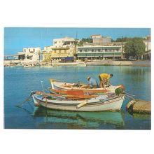 SOUVALA, AEGINA,, , GREECE used postcard 1984 postmark =