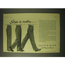 1955 Austin Reed Sports Trousers Ad - Style in motionÉ
