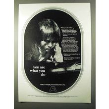 1971 Fidelity American Bankshares Ad - What You Do
