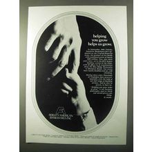 1971 Fidelity American Bankshares Ad - Helps Us Grow