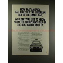 1971 Fiat Car Ad - Now America Has Accepted Small Car!