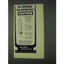 1972 Norma .38 Special Bullet Ad!