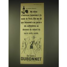 1962 Dubonnet Liqueur Advertisement - Le patron observe