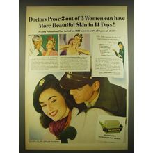1945 Palmolive Soap Advertisement - Doctors prove 2 out of 3 women