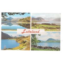 LAKELAND multiview used vintage postcard. by Sanderson & Dixon 1982 pm