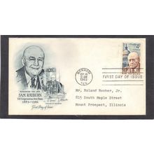 FDC Artmaster 1202 4c Sam Rayburn (Cachet-Typed/A) CV41971