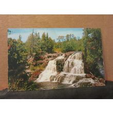 UPPER GOOSEBERRY FALLS, LAKE SUPERIOR, MINNESOTA, USA unused postcard =