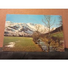 LANGDALE BECK AND BOW FELL, CUMBRIA unused postcard. Lake district =