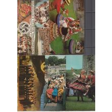 Llangollen International Musical Festival 5x 1970s Postcard s