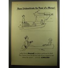 1952 Ladies' Home Journal Magazine Ad - Never underestimate the power of a woman