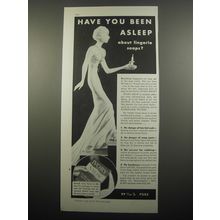 1933 Ivory Snow Detergent Ad - Have you been asleep about lingerie soaps?