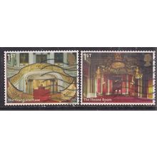 GB 2014 QE2 Set 1st x 2 Buckingham Palace SG 3595 - 6 Self Adhesive ( M1410 )