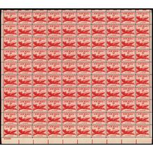 C33, MNH 5¢ Complete Sheet of 100 Stamps - Stuart Katz