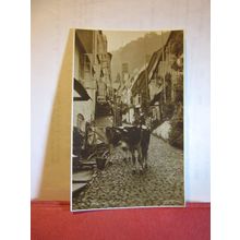 HIGH STREET, CLOVELLY, DEVON used vintage postcard by Judges 7521 1934 pm =
