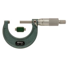 Mitutoyo 103-178 - Outside Micrometer. 1 - 2", .001", Baked Enamel, Ratchet Stop