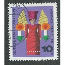 BERLIN -1971 10pf + 5 'HUMANITARIAN 'CHRISTMAS'' FINE USED (EBID44-789)