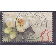 GERMANY 2004 GREETINGS CAMELLIA FLOWER 0.55 Euro ( 55c ) USED SG3285 #1