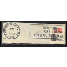 Used 1894 20c U.S. Flag Jacksonville, FL. E0309