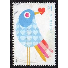 Australia 2018 With Love - Bird $1 Sheet Used