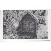 Piscina St Piran's Old Church Cornwall Postcard P91