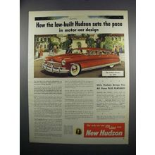 1949 Hudson Car Ad - Sets the Pace