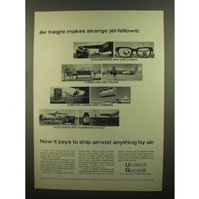 1965 United Aircraft Ad - Freight Strange Jet-Fellows