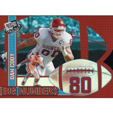 2005 Press Pass Big Numbers Dan Cody #BN 4/25