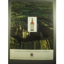 1958 Canadian Club Whisky Ad - In Belgium as in 87 lands it's The Best