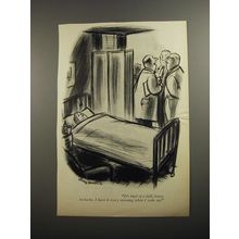1954 Cartoon by Whitney Darrow, Jr. - It's kind of a dull, heavy backache.