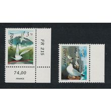 Faroe Is. Arctic Terns Kittiwakes Sea Birds 2v 1991 MNH SG#212-213