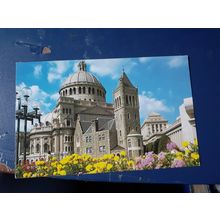 the first church of christ bscientist in baston postcard