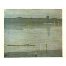 J Whistler Nocturne In Blue Green Victorian Painting Postcard