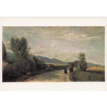 Jean Baptiste Corot Morning National Gallery Painting Postcard